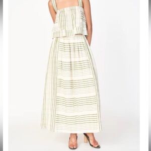 NEW Mirth garden stripe skirt